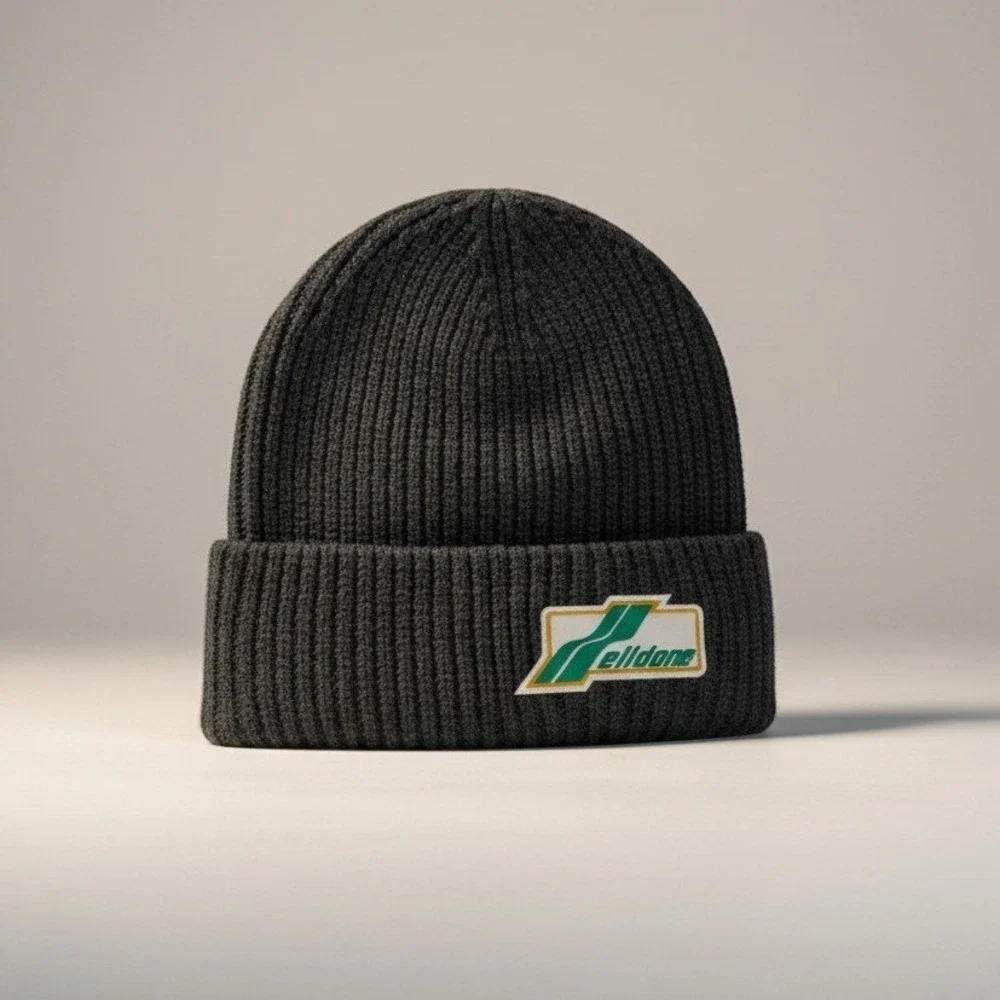 Welldone Ribbed Beanie‎ - Heather Gray - One Size - NIB
